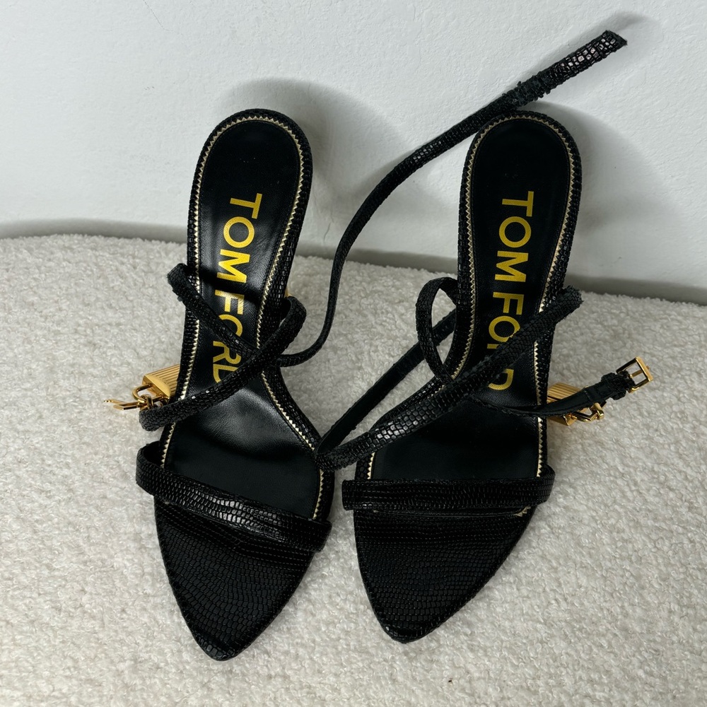 Tom ford snake skin heels